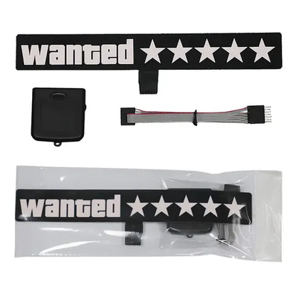 GTA Wanted White LED Panel Electric Sticker