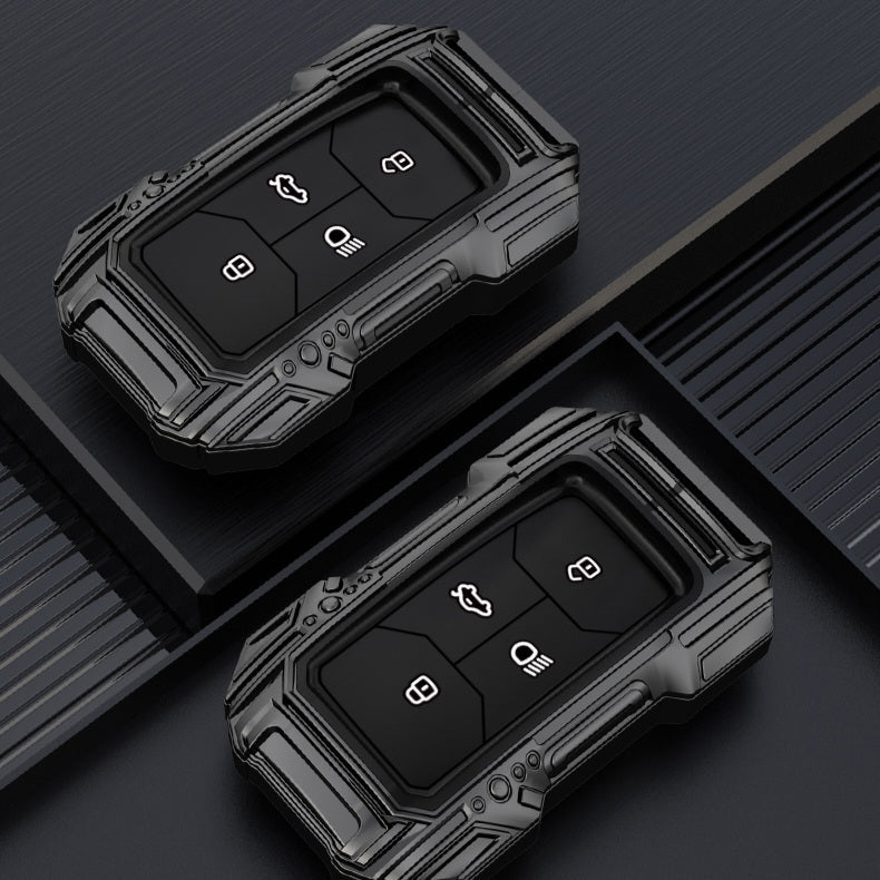 Tata Harrier/Safari/Nexon New Key Premium Batman Metal Alloy Keycase with Holder & Rope Chain