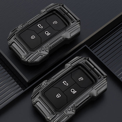 Tata Harrier/Safari/Nexon New Key Premium Batman Metal Alloy Keycase with Holder & Rope Chain