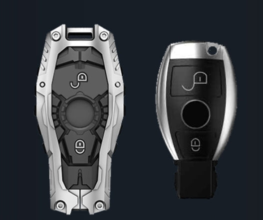 Mercedes Old 2 Button Key Exclusive Metal Alloy Keycase 2.0