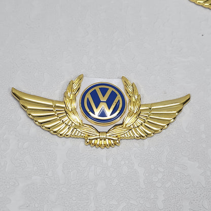 3D Owners Club v6.0 Car Metal Emblem Badge Sticker Decal (Gold)