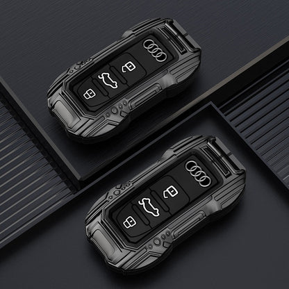 Audi Old Key Premium Batman Metal Alloy Keycase with Holder & Rope Chain